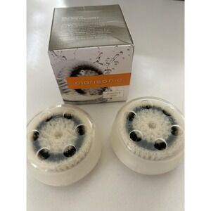 Clarisonic Sensitive Brush Head Replacement 2 Pack OS White New Twin Pack